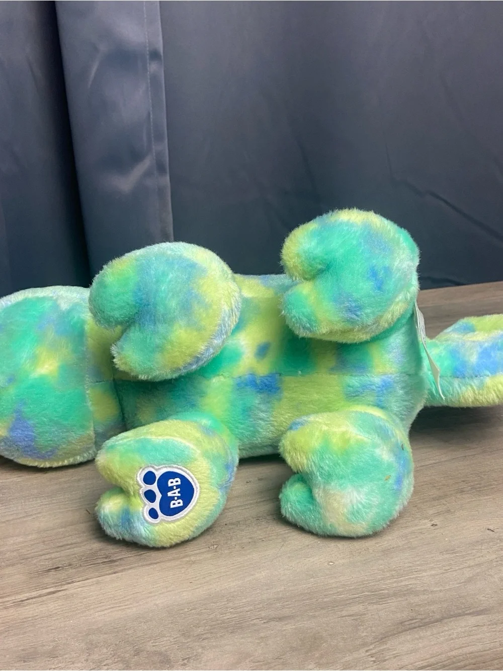 Build-A-Bear‎ Workshop Tie-Dye Chameleon Stuffed Animal Blue,Green,yellow fur